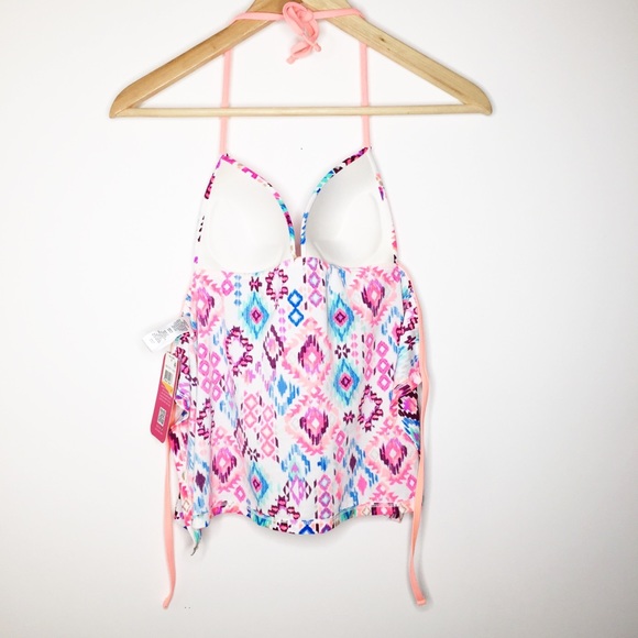 NWT Hula Honey Tankini halter top swim suit - Picture 3 of 8